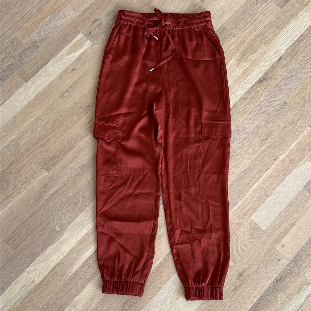 Skies Are Blue Rust Cargo Pants